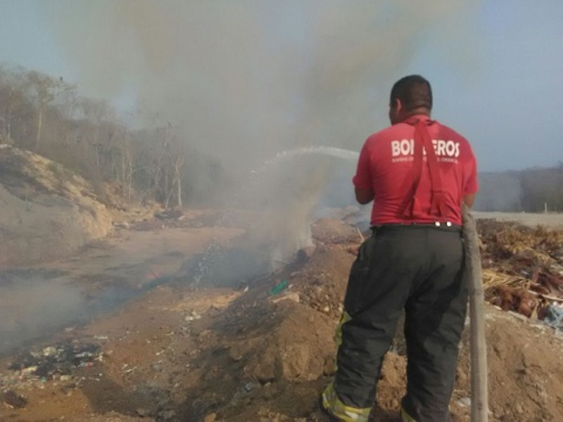 Incendio sofocado en Santa Cruz Huatulco