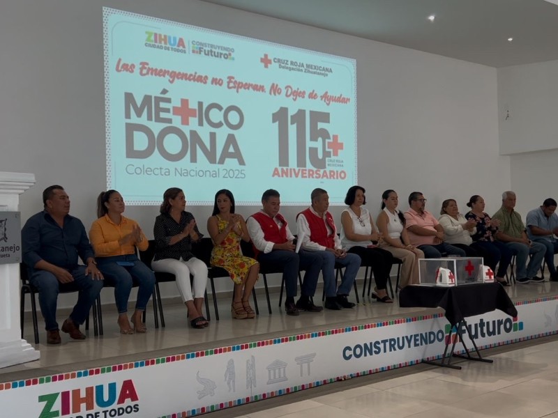 Inicia Cruz Roja Zihuatanejo colecta nacional 2025