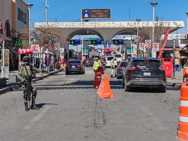 Inician revisiones en puentes internacionales de Ciudad Juárez