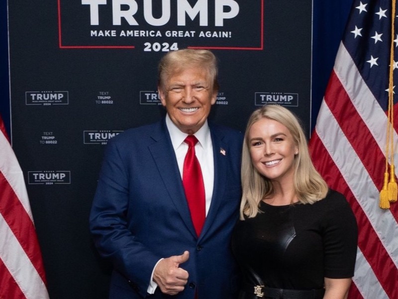 Karoline Leavitt, nueva portavoz de Trump en la Casa Blanca