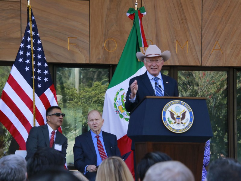 Ken Salazar: La seguridad de México depende de la cooperación