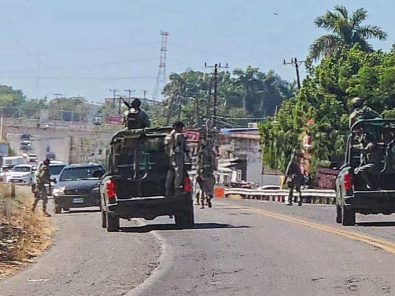 Lanzan ponchallantas en la México 15 al norte de Culiacán