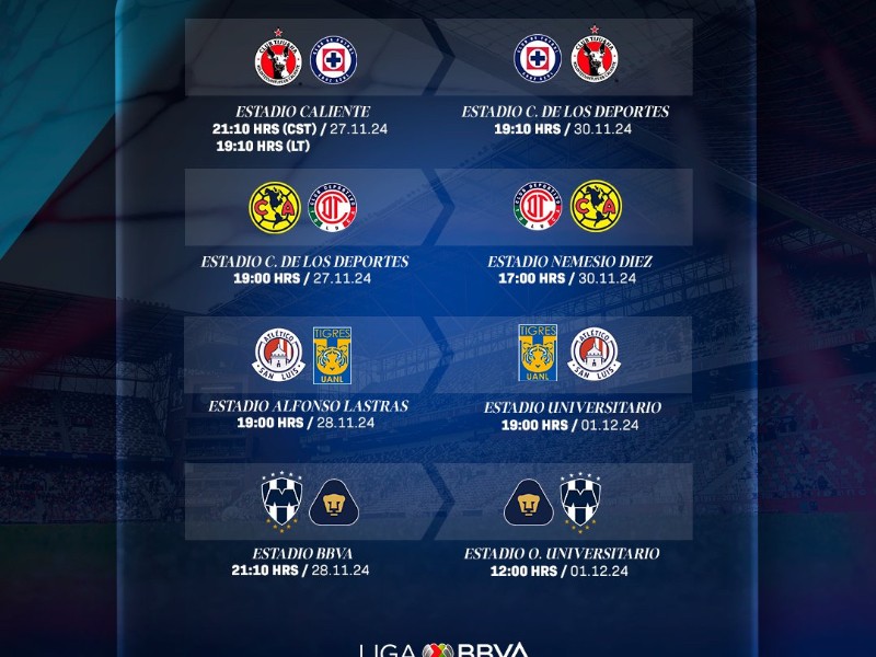 Lista la liguilla del fútbol mexicano: todos los detalles