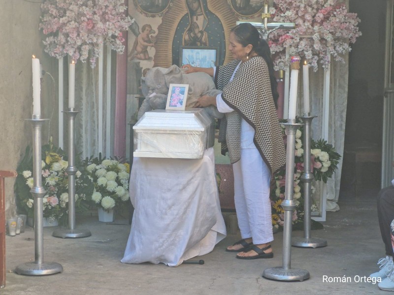 Llegó a Tlajomulco el cuerpo de la bebé Alejandra Rivas