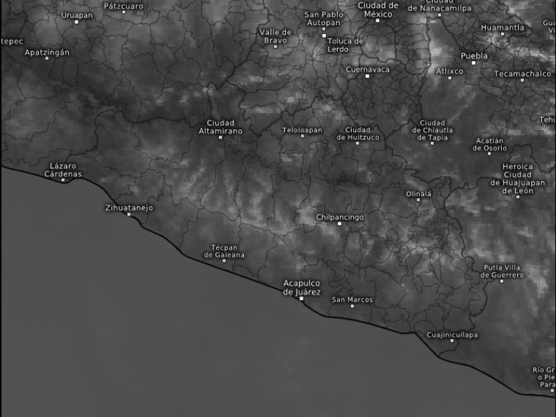 Lluvias ligeras y bajas temperaturas en varias zonas de Guerrero