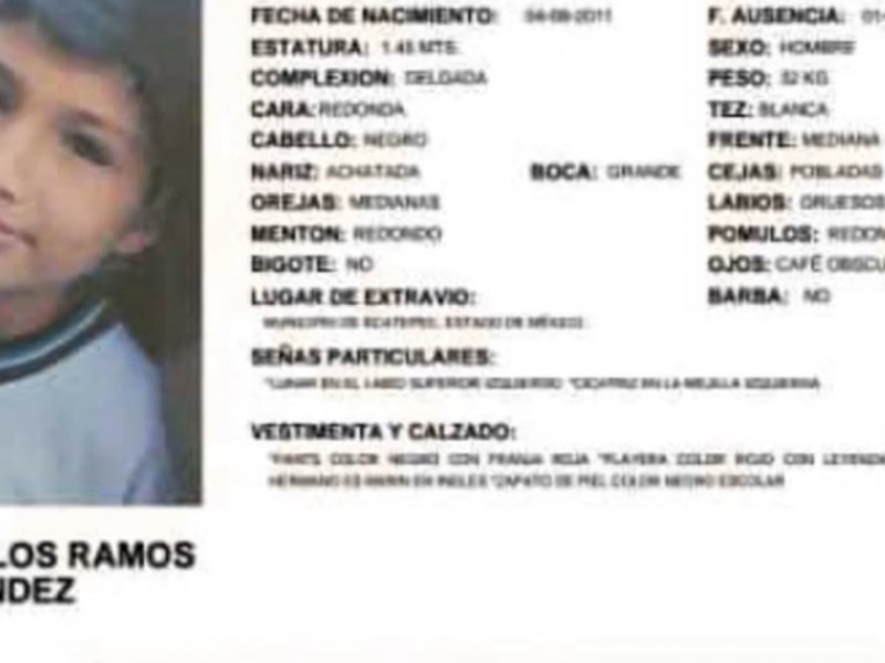 Localizan a menor desaparecido en Ecatepec