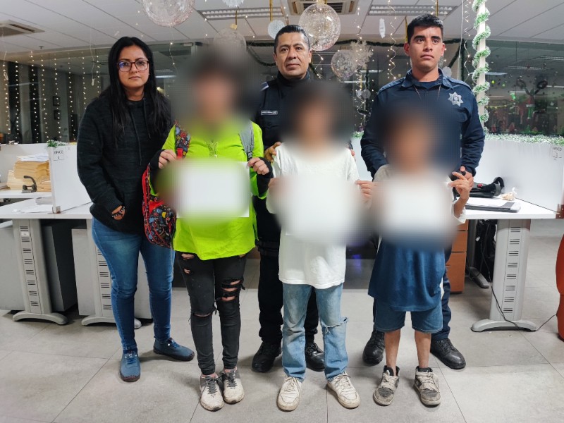 Localizan a tres niños extraviados en Zapopan