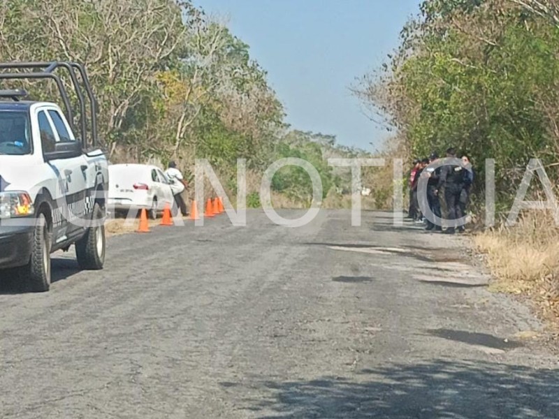 Localizan cadáver en camino rural de Emiliano Zapata