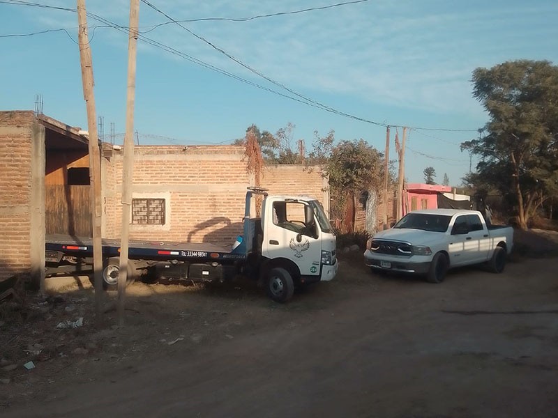 Localizan finca en Tonalá con vehículos robados