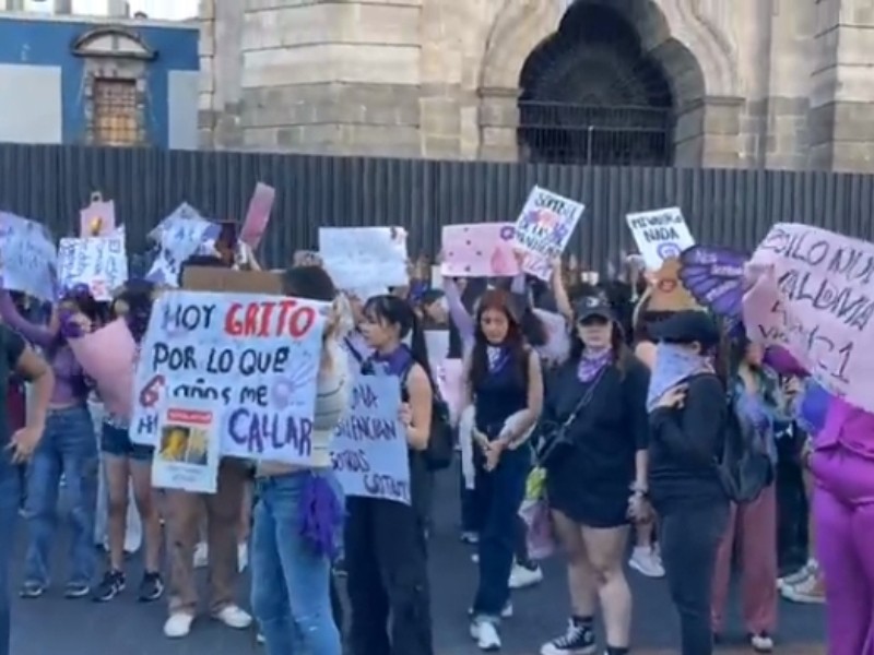 Marcha por Día de la Mujer en Tepic