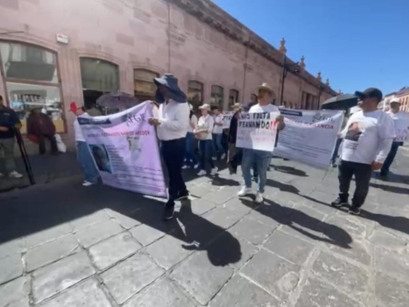 Marchan por el regreso con vida de Manuel Fernando Ramos