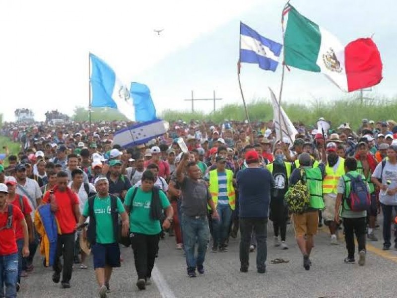 Migrantes agradecen al gobierno mexicano facilidades para transitar