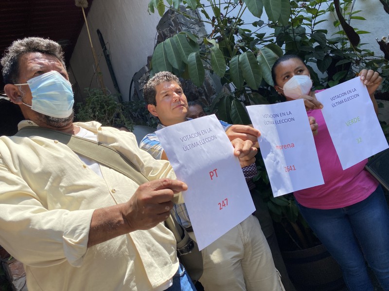 Morenistas acusan imposición de candidato a alcalde de Cosautlán