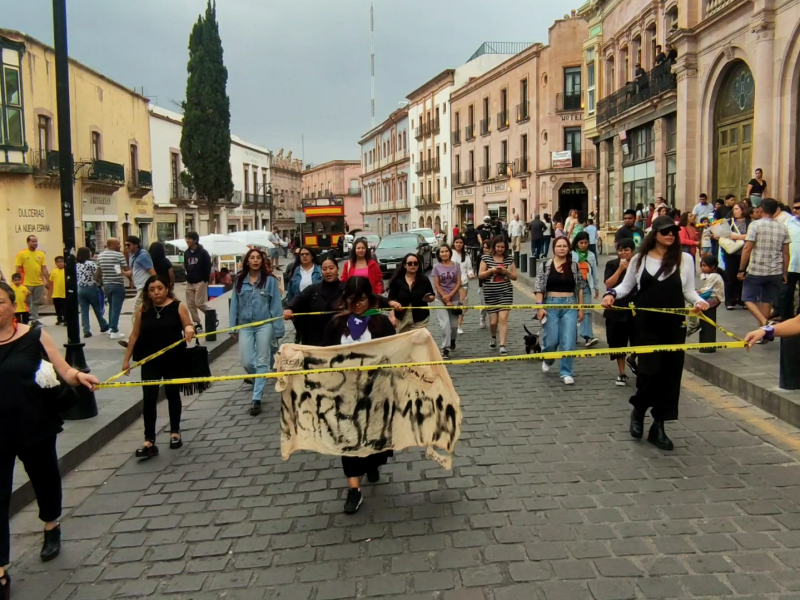 Movimiento Feminista de Zacatecas recuerda represión del 8M