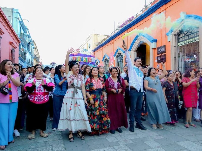 Muestra de Carnavales Oaxaqueños 2025 en Centro de la ciudad