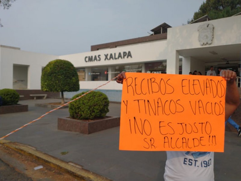 Nueva manifestación por desabasto de agua en Xalapa