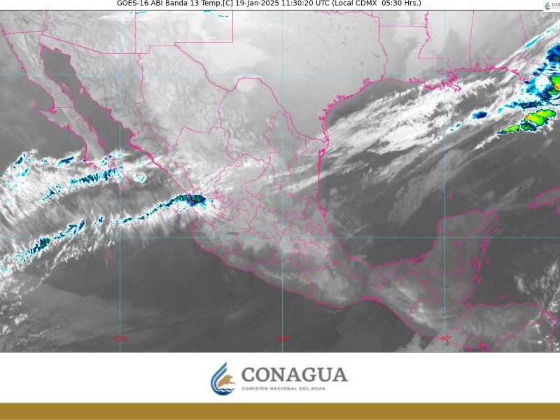 Nueva onda fría provocará bajas temperaturas en México