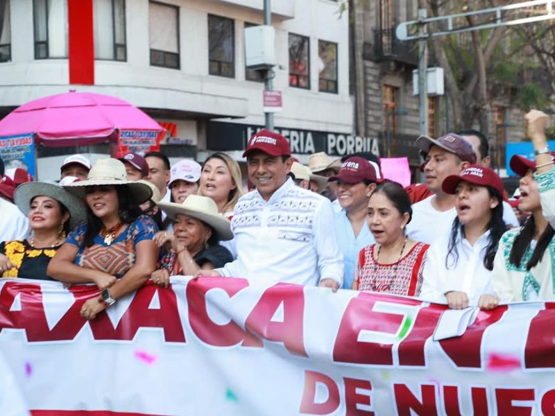 Oaxaca apoya la Defensa de la Soberanía y a Sheinbaum