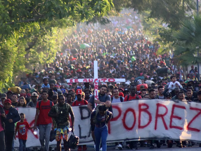 ONG advierte de “drástico” aumento de caravanas migrantes en México