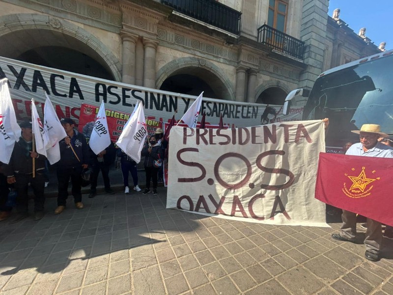 Organizaciones sociales oaxaqueñas inician caravana motorizada a la CDMX