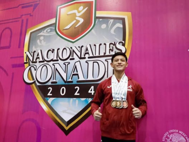 Participa alumno de Cobach en competencia internacional de gimnasia