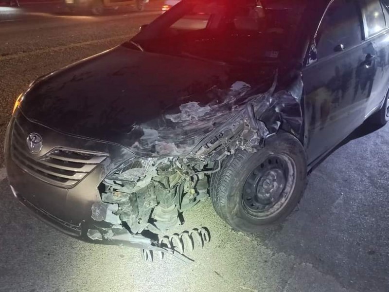 Personas resultaron lesionadas en accidente automovilístico en Ejido El Centenario