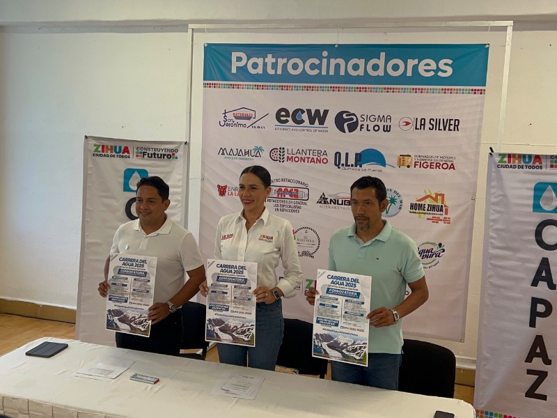 Presentan la Carrera del Agua 2025 en Zihuatanejo