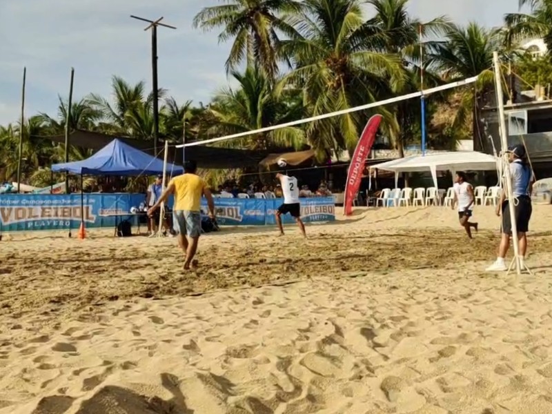 Puerto Ángel, sede del Primer Campeonato Nacional de Voleibol Playero