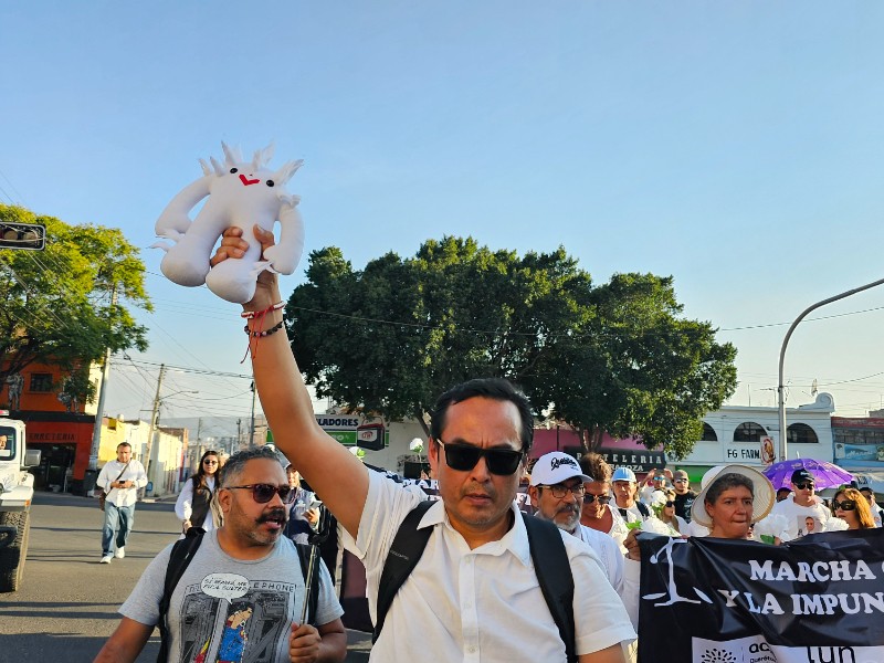 Realizan Marcha por la Paz en Querétaro