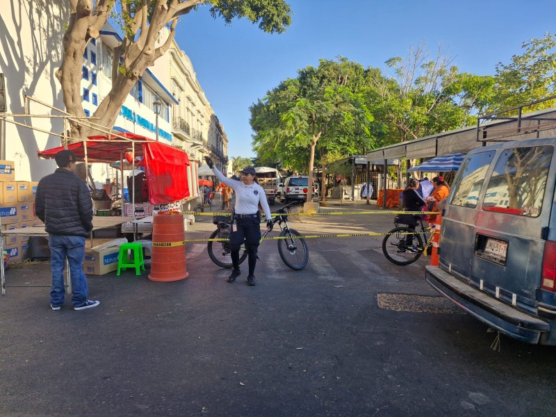 Realizan operativo vial en las inmediaciones del Santuario de Guadalupe