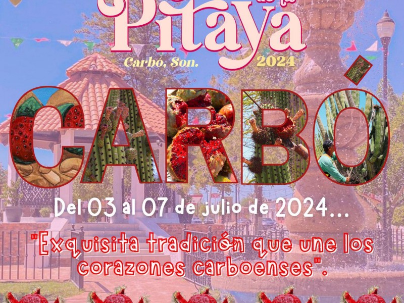 Realizarán la Feria de la Pitaya en Carbó