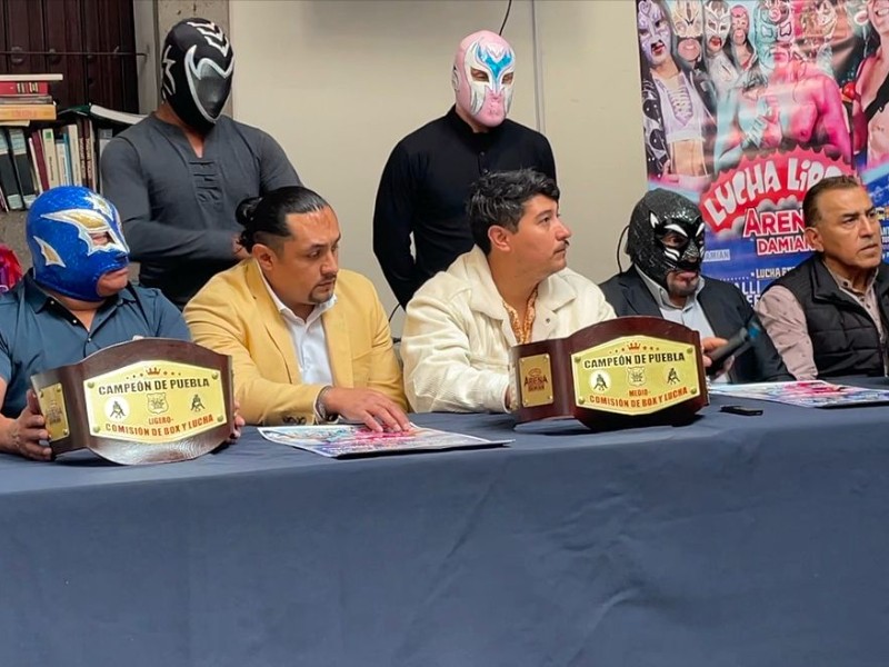 Regresa el campeonato de lucha libre Puebla