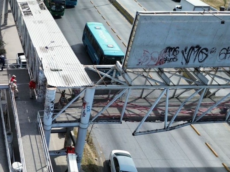 Reparación de puente en Periférico Sur afecta movilidad