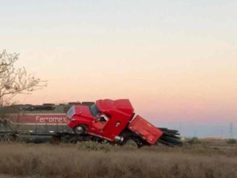 Reportan accidente ferroviario en Topolobampo