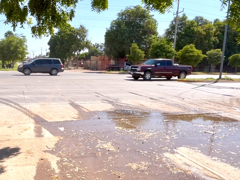 Reportan vecinos de la Colonia San Fernando colapso de drenaje