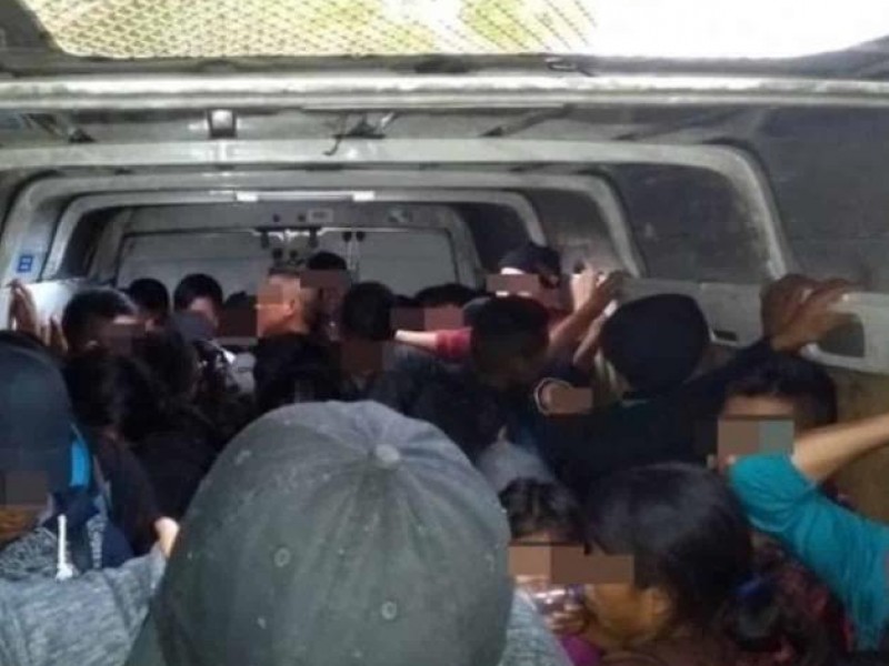 Rescatan a 124 migrantes en Oaxaca