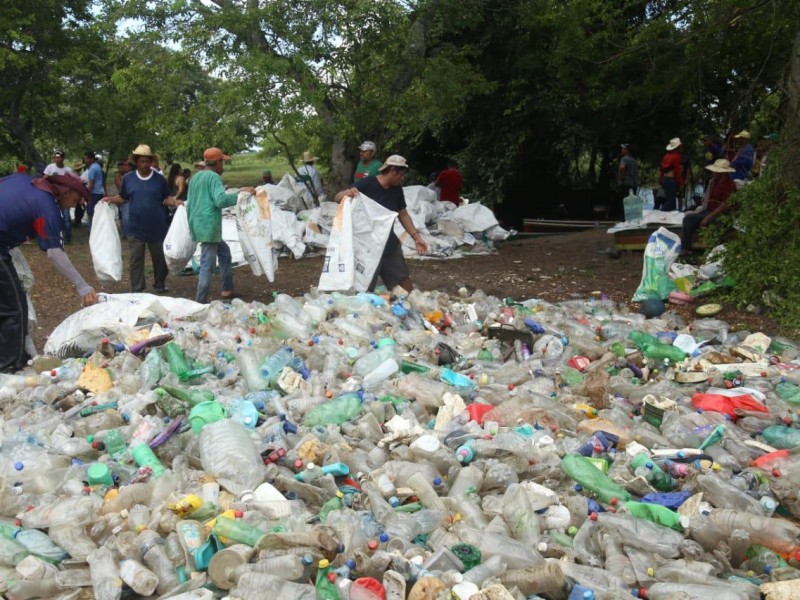 Retiran 14 toneladas de basura en Río Blanco