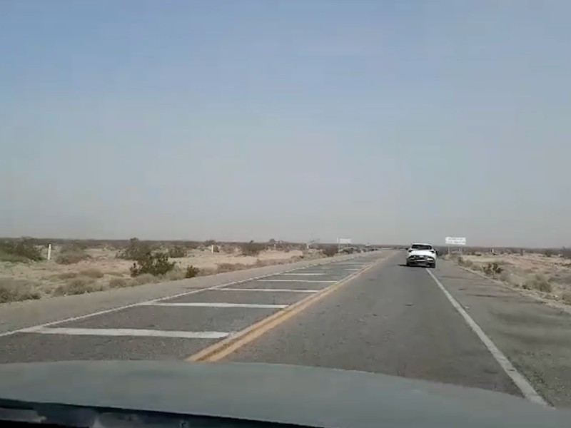 Carretera al Golfo: vía con tramos peligrosos