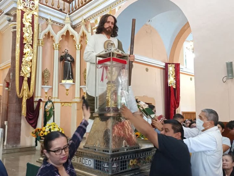 Se despide reliquia de San Judas Tadeo de Jalisco.