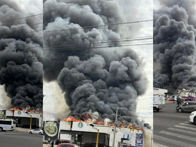 Se incendia casino en Culiacán, Sinaloa; hay 2 lesionados