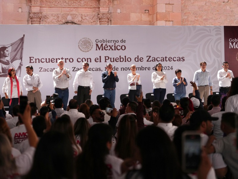 Sheinbaum destaca logros de seguridad en Zacatecas