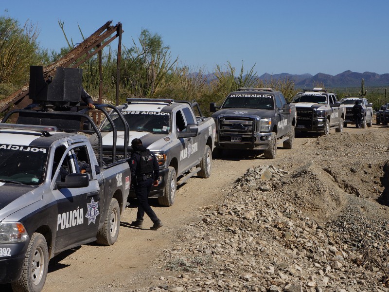 Sonora: Operaban mina de manera clandestina en Pitiquito; 8 detenidos