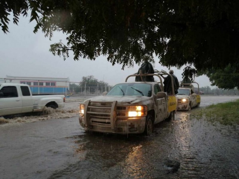 Suspenden clases en BCS por fuertes lluvias