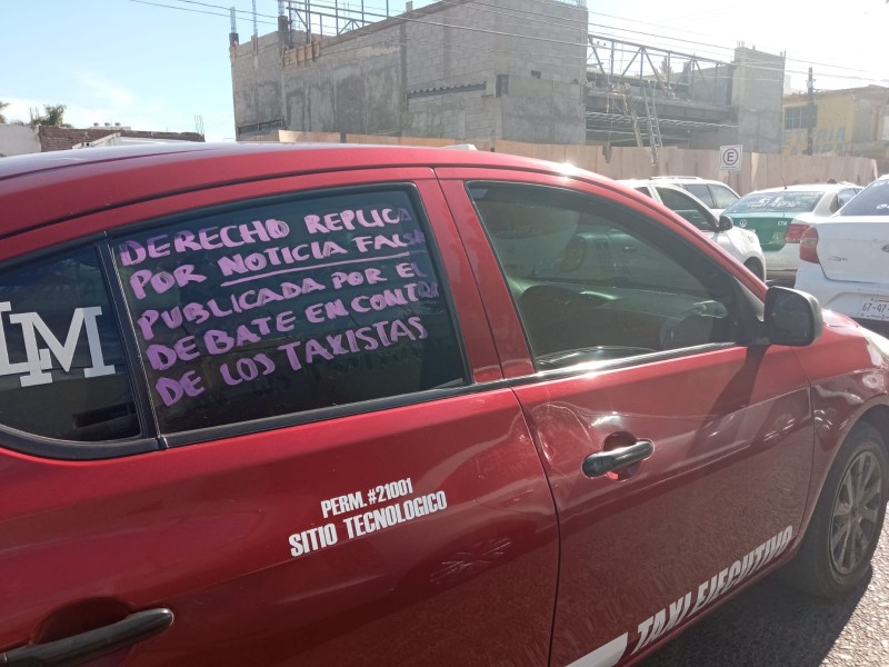 Taxistas exigen derecho de réplica ante señalamientos de Norma Anahí