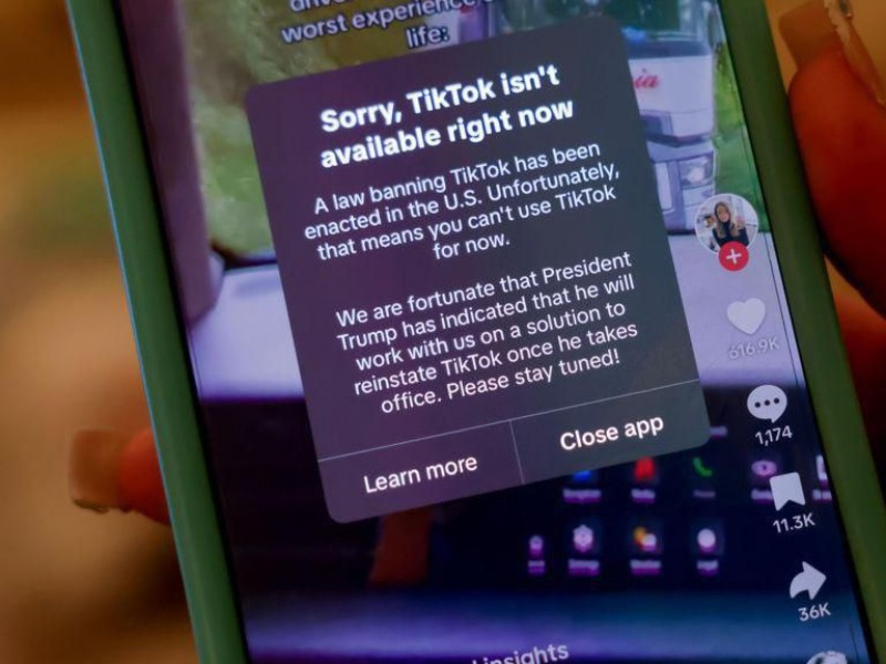 TikTok deja de funcionar para usuarios de Estados Unidos