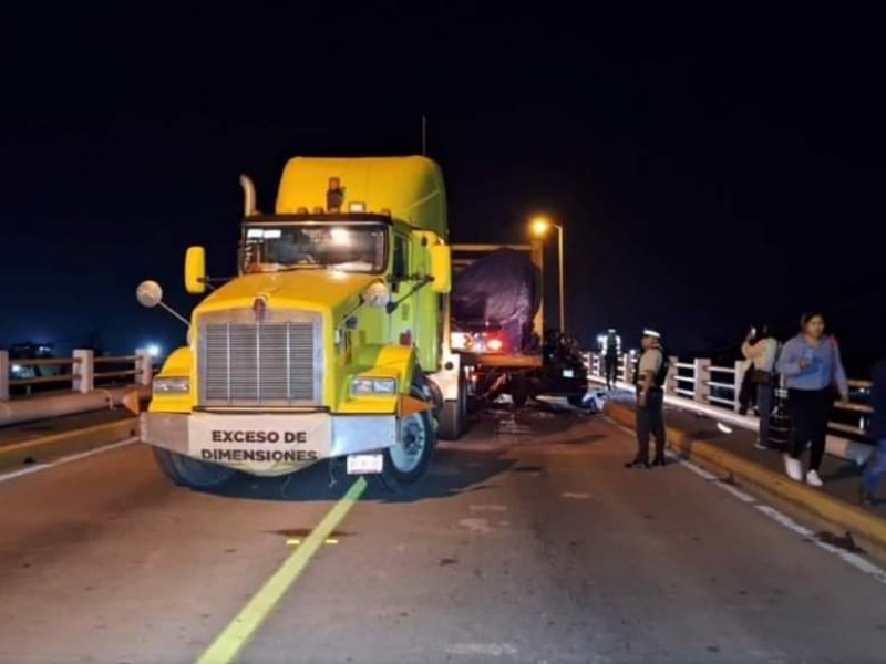 Trágico accidente en el Puente Tuxpan