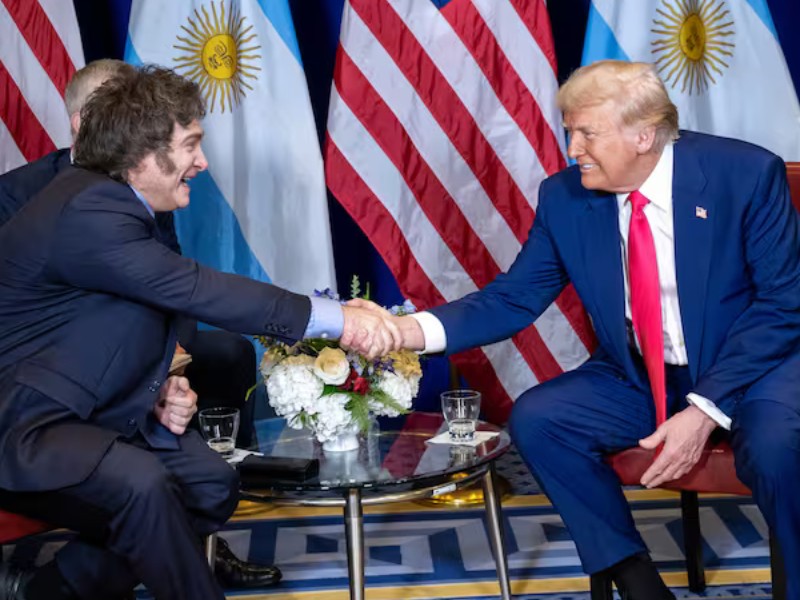 Trump considera un tratado de libre comercio con Argentina