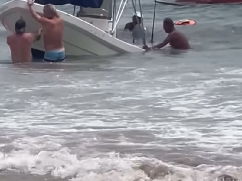 Turista extranjero lesionado por embarque prohibido en playa La Ropa