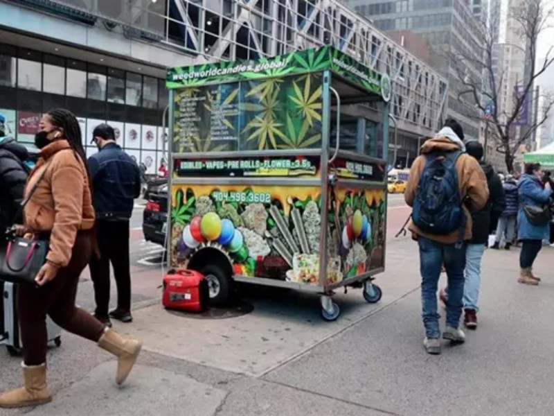 Venta de marihuana en Nueva York aumenta desde legalización