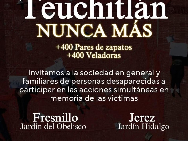 Zacatecas se une al luto nacional por víctimas en Teuchitlán